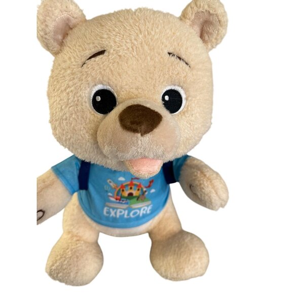 Spark Create Imagine Musical Light-Up Tan Bear Explore Backpack 14 Plush tested - Picture 2 of 12